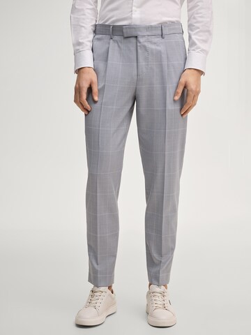 JOOP! Regular Bandplooibroek 'Rennet' in Blauw: voorkant