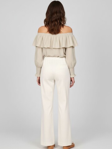 WEARABLE STORIES Blouse 'Noemie' in Beige