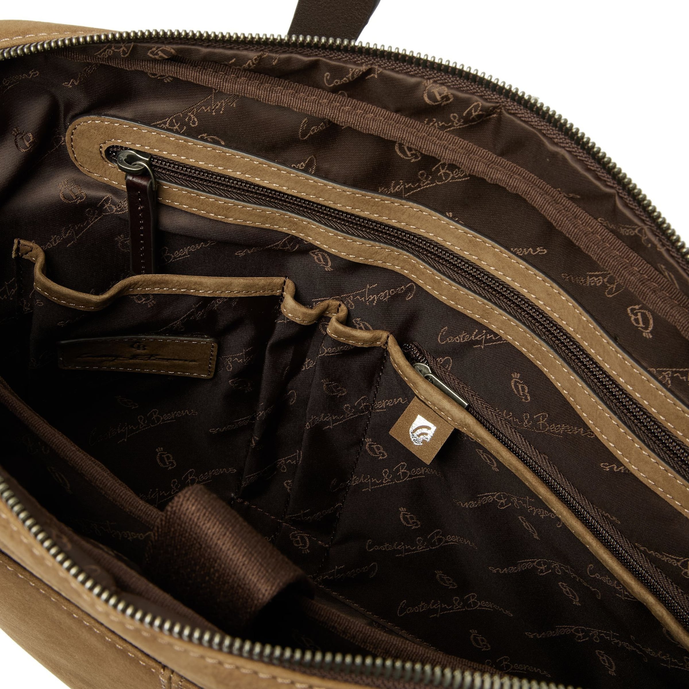 Borsa portadocumenti 'Veneto' di Castelijn & Beerens in marrone