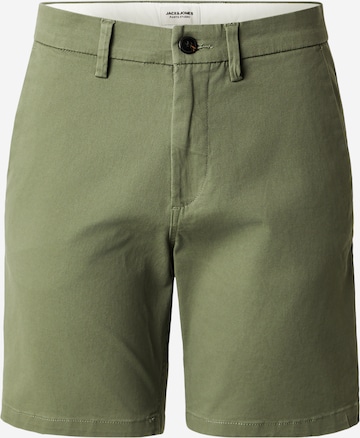 JACK & JONES Chino trousers 'JPSTMARCO' in Green: front