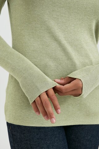 PULZ Jeans Sweater 'PZSARA' in Green