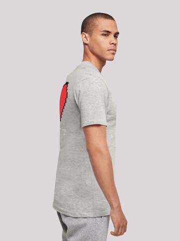 F4NT4STIC Shirt 'HAPPYPEOPLEONLY ' in Grey