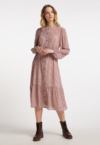 DreiMaster Vintage Shirt dress in Beige