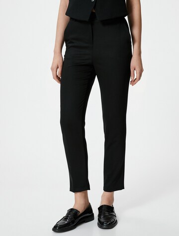 Koton Slim fit Pants in Black: front