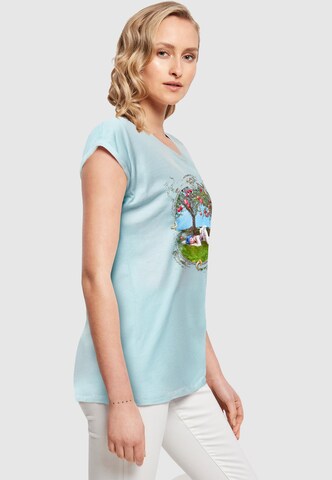 Merchcode Shirt 'Ashnikko - Apple' in Blauw