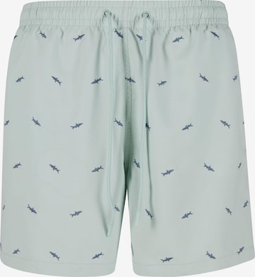 Shorts de bain Urban Classics en vert : devant