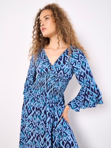 Robe ' ' Apricot en bleu