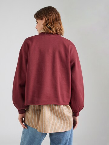 LEVI'S ® Mikina 'Graphic Leo Crewneck Sweatshirt' - Červená