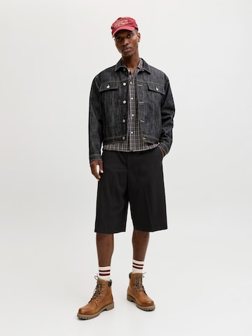 Baggy Pantaloni chino 'JPSTOWEN' di JACK & JONES in nero