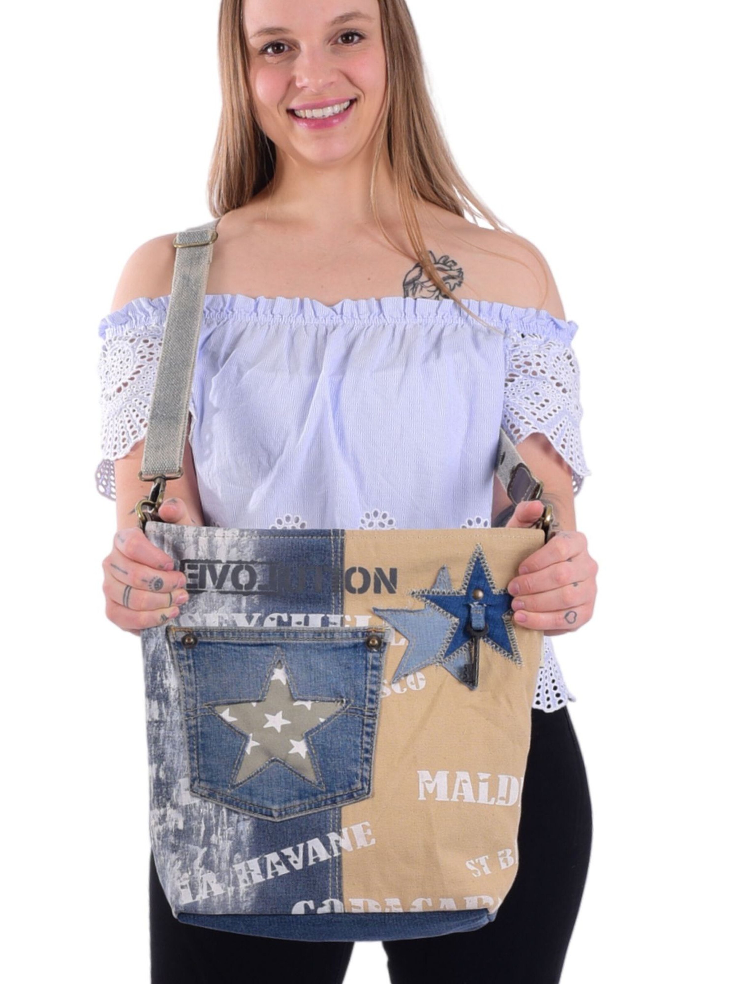 Sunsa Umhängetasche 'Sunsa'‌‌‌‌‌‌‌‌‌‌ in Blau