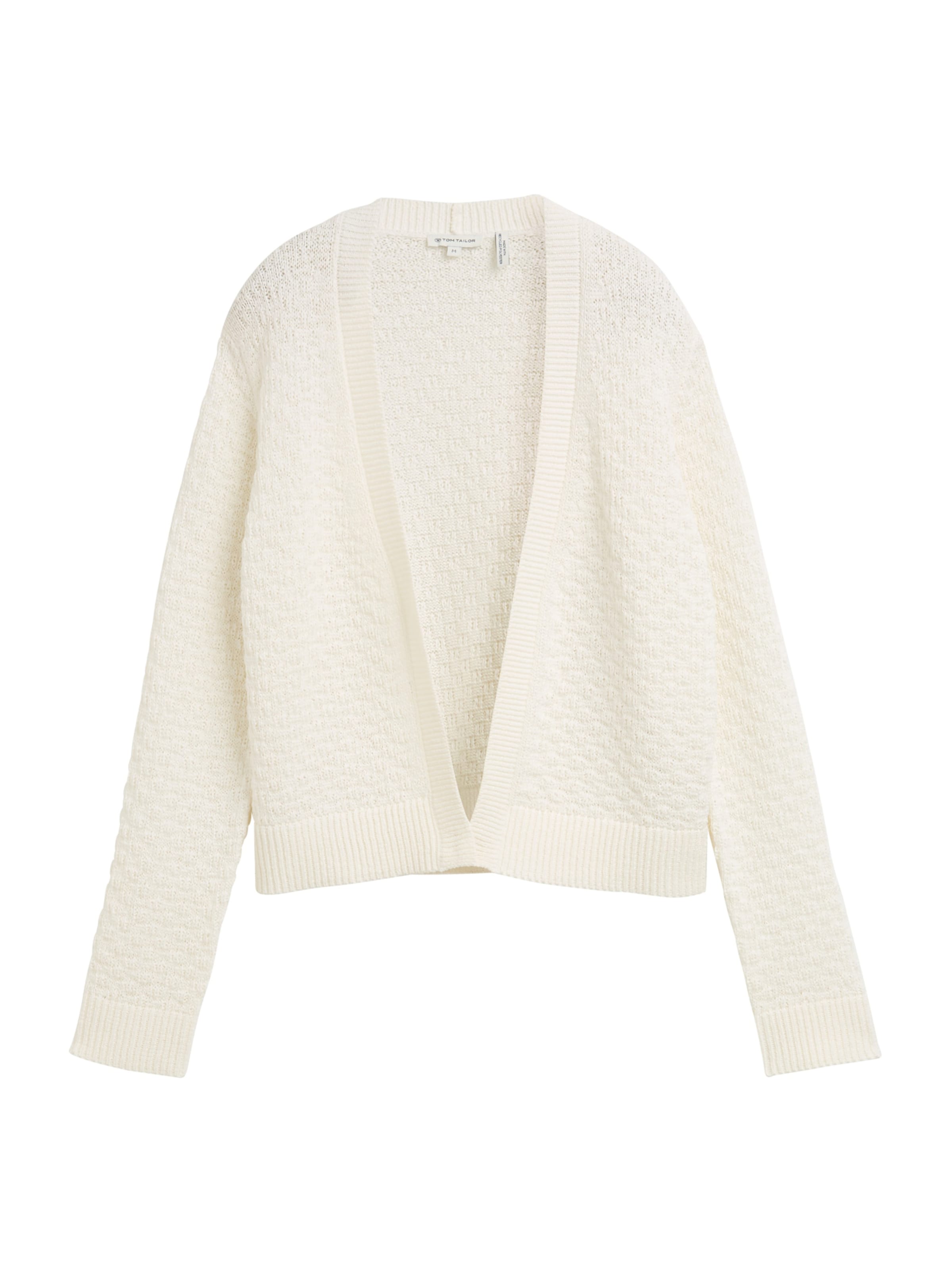TOM TAILOR - Cárdigan en blanco: frente