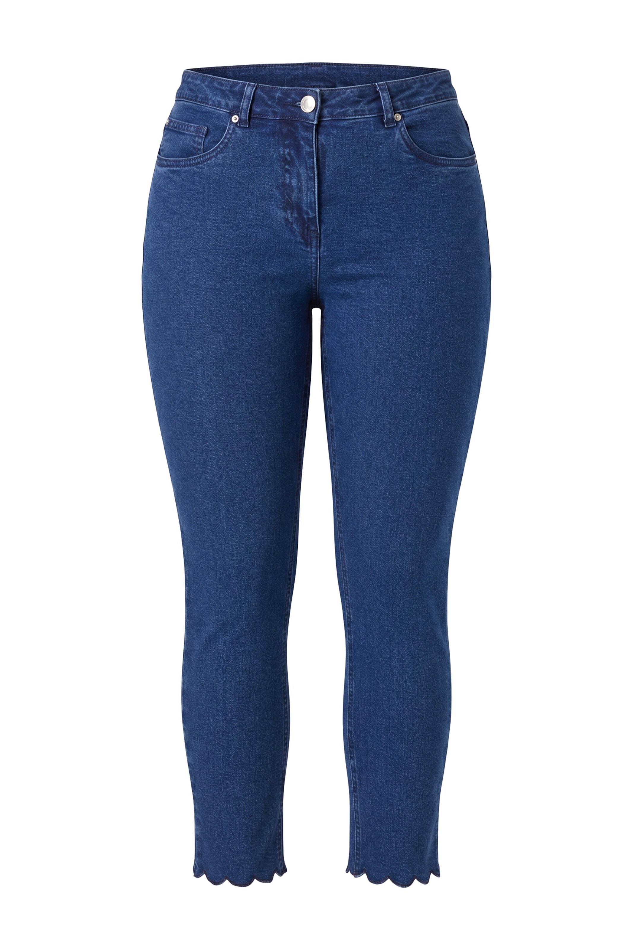 MIAMODA Skinny Jeans in Blauw: voorkant