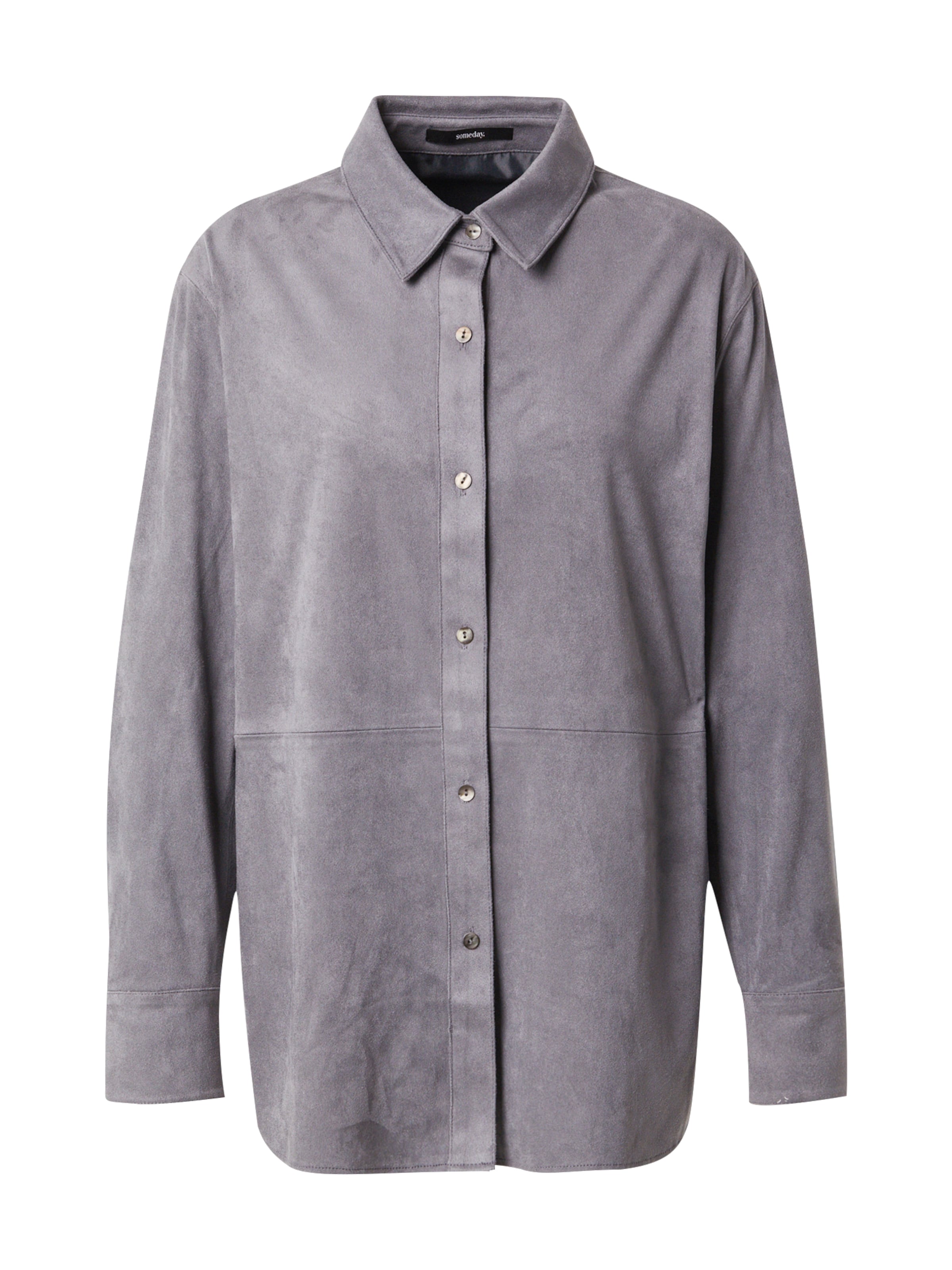 Someday Blouse 'Zorla' in Grijs: voorkant