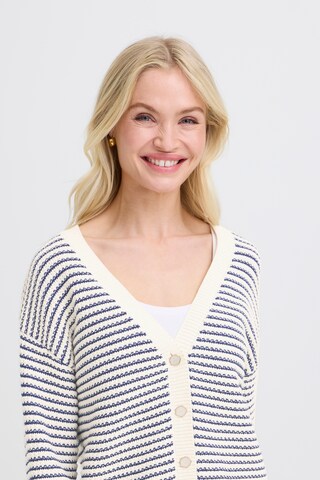 b.young Gebreid vest in Blauw