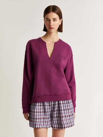 Scalpers Sweatshirt in Purple: front