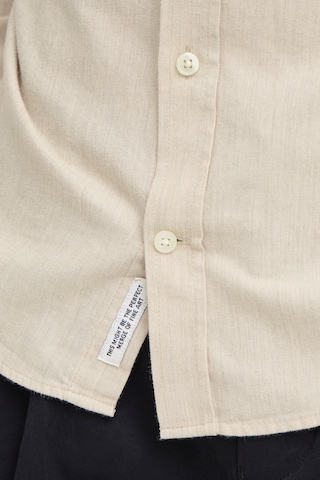 Casual Friday Regular fit Button Up Shirt ' CFAnton ' in Beige
