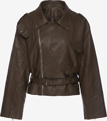 Veste mi-saison faina en marron : devant