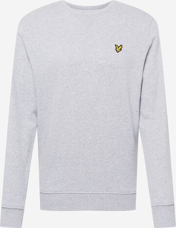 Bluză de molton de la Lyle & Scott pe gri: față