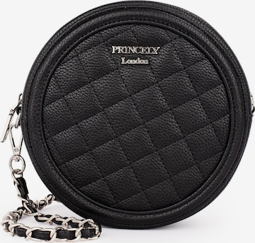 Sac bandoulière 'Polly' Princely London en noir : devant