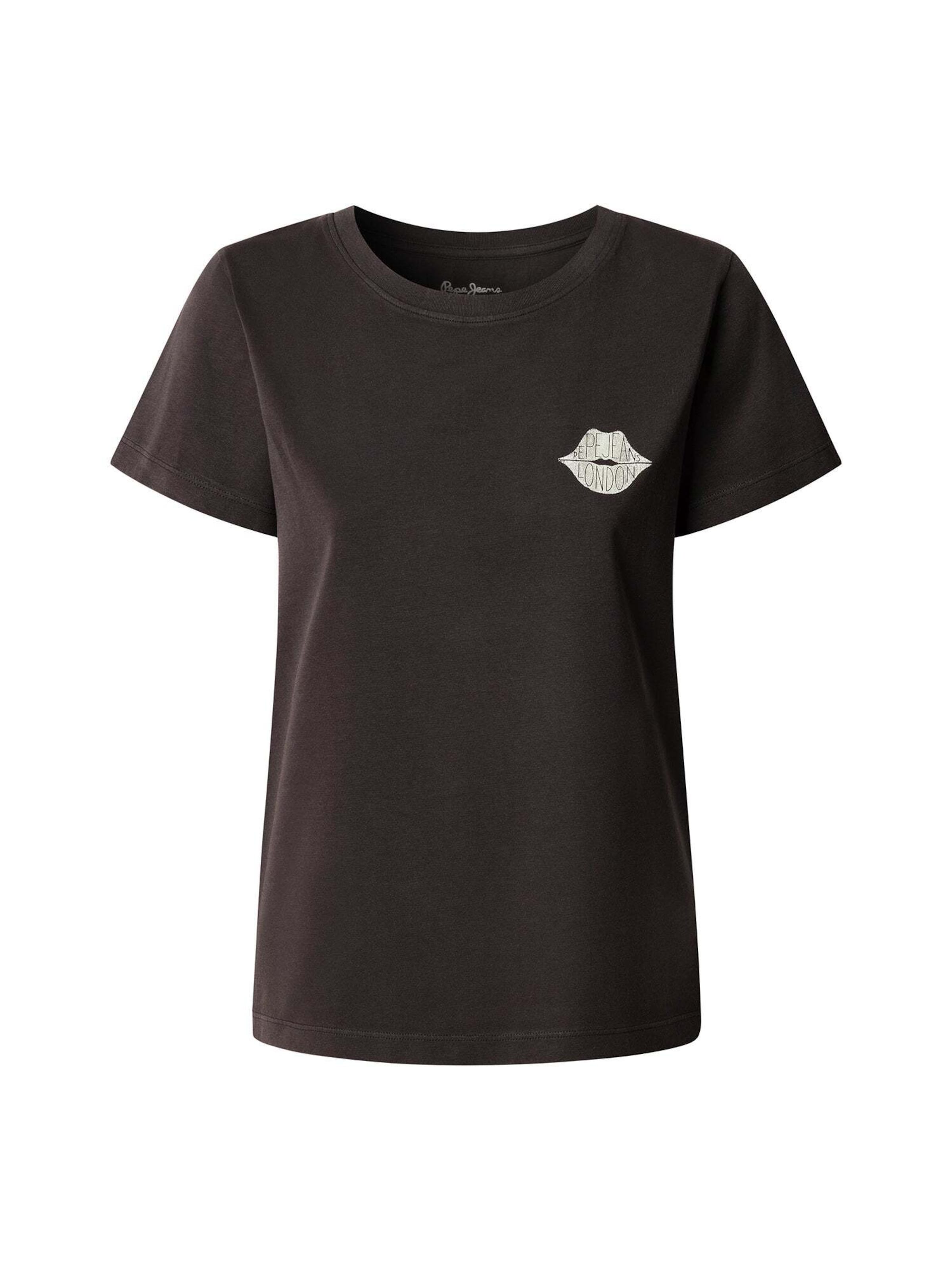 Pepe Jeans Tričko 'Brule' - čierna / biela, Produkt