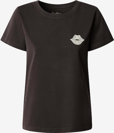 Marškinėliai 'Brule' iš Pepe Jeans, spalva – juoda / balta, Prekių apžvalga