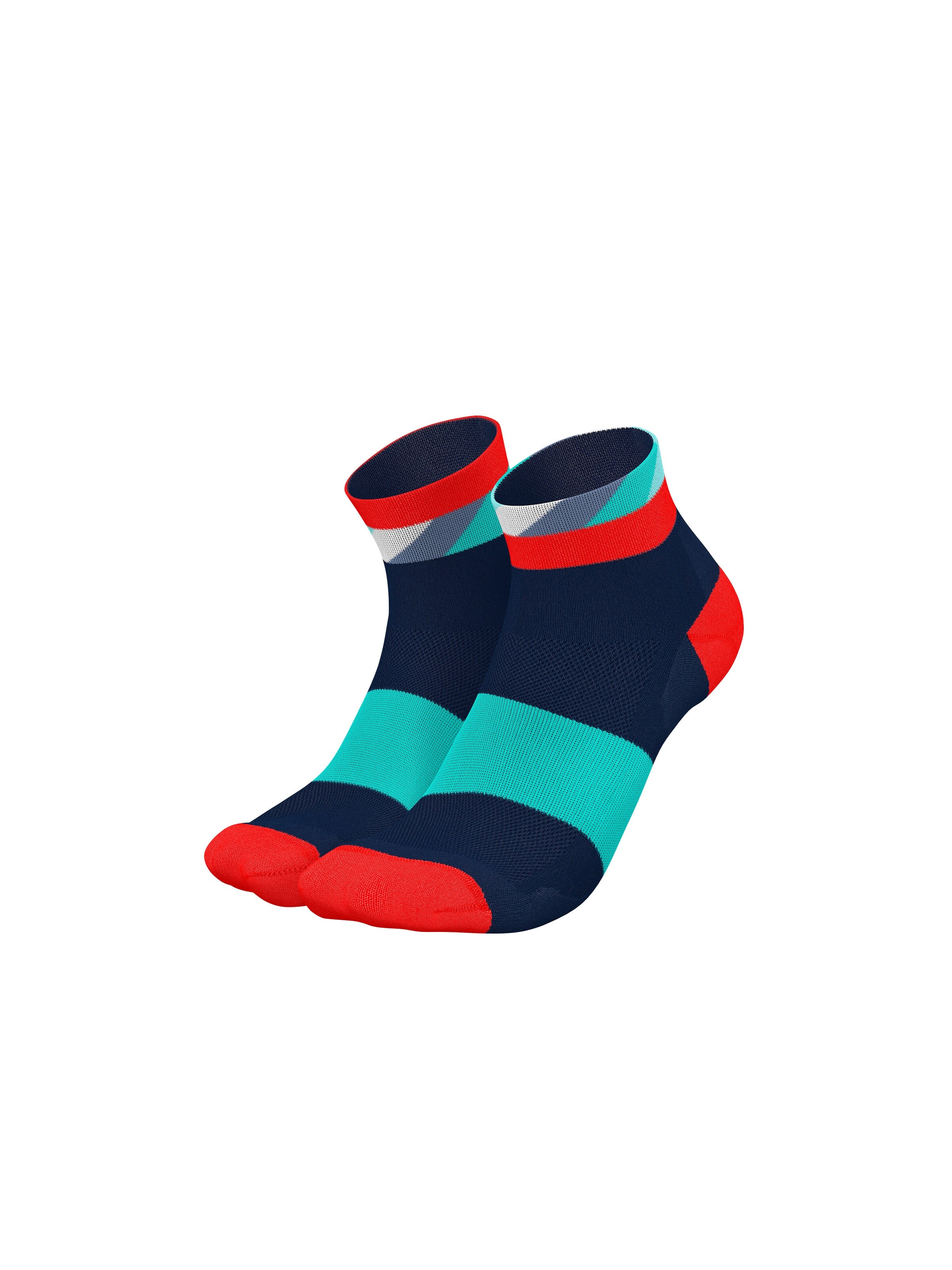 INCYLENCE Athletic Socks 'STRIDES SHORT' in Blue: front