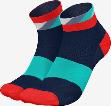 INCYLENCE Athletic Socks 'STRIDES SHORT' in Blue: front