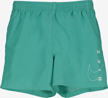 Nike Swim Athletic Swimwear in Green: front