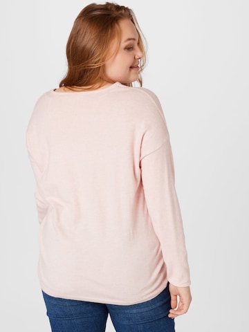Pullover 'Lella' di ONLY Carmakoma in rosa