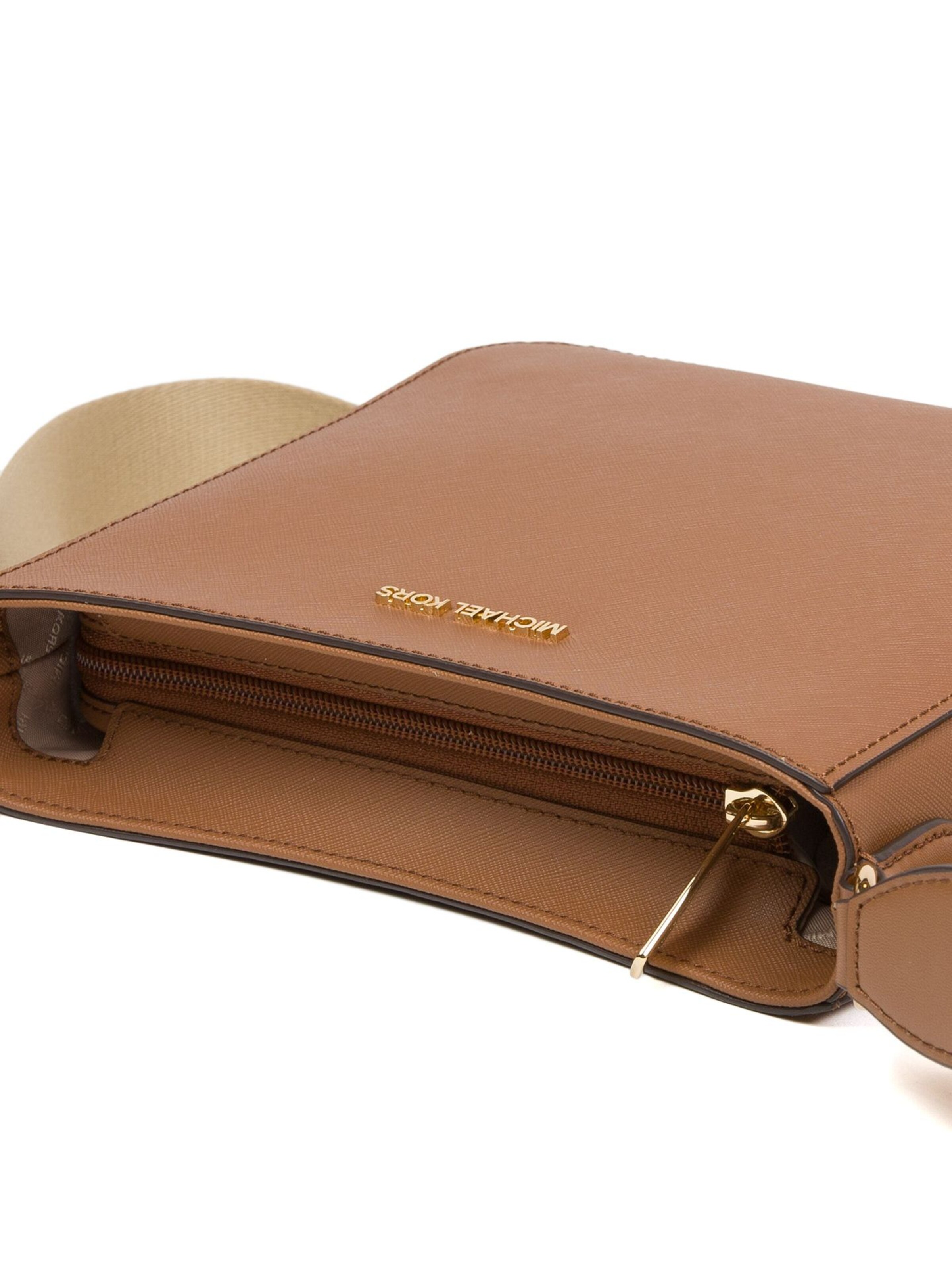 Michael Kors Schoudertas 'North South' in Beige