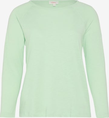 T-shirt s.Oliver Red Label Plus en vert : devant