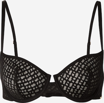 BOSS Balconette Rintaliivi värissä musta: etupuoli