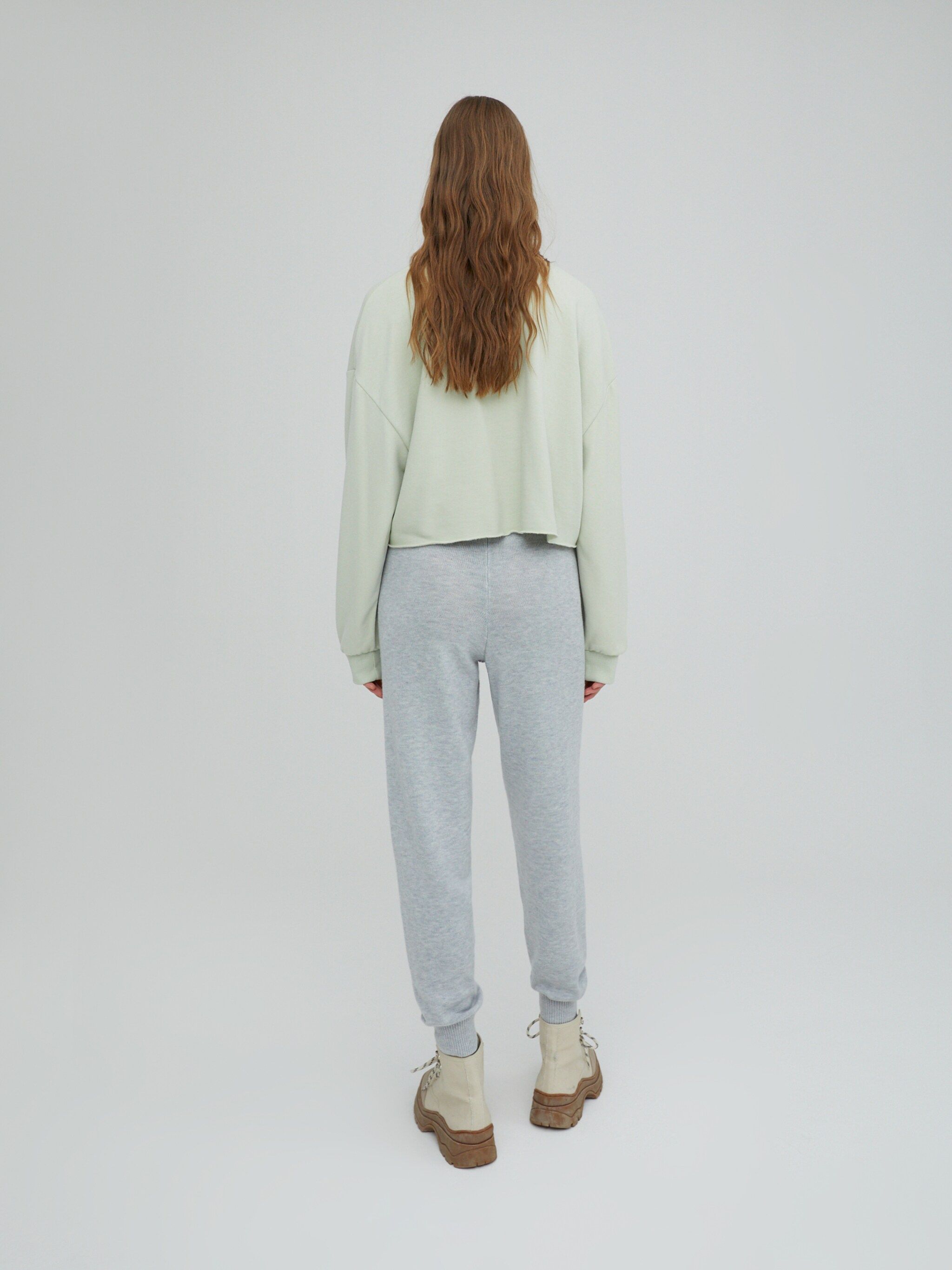 EDITED Produits Pantalon 'Giona' gris clair