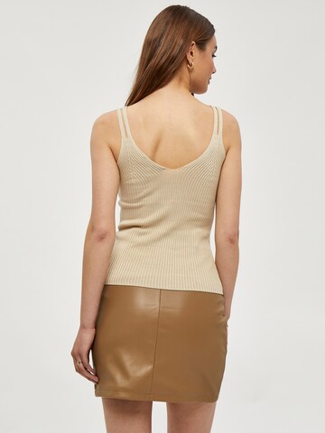 DESIRES Gebreide top 'Geisha' in Beige