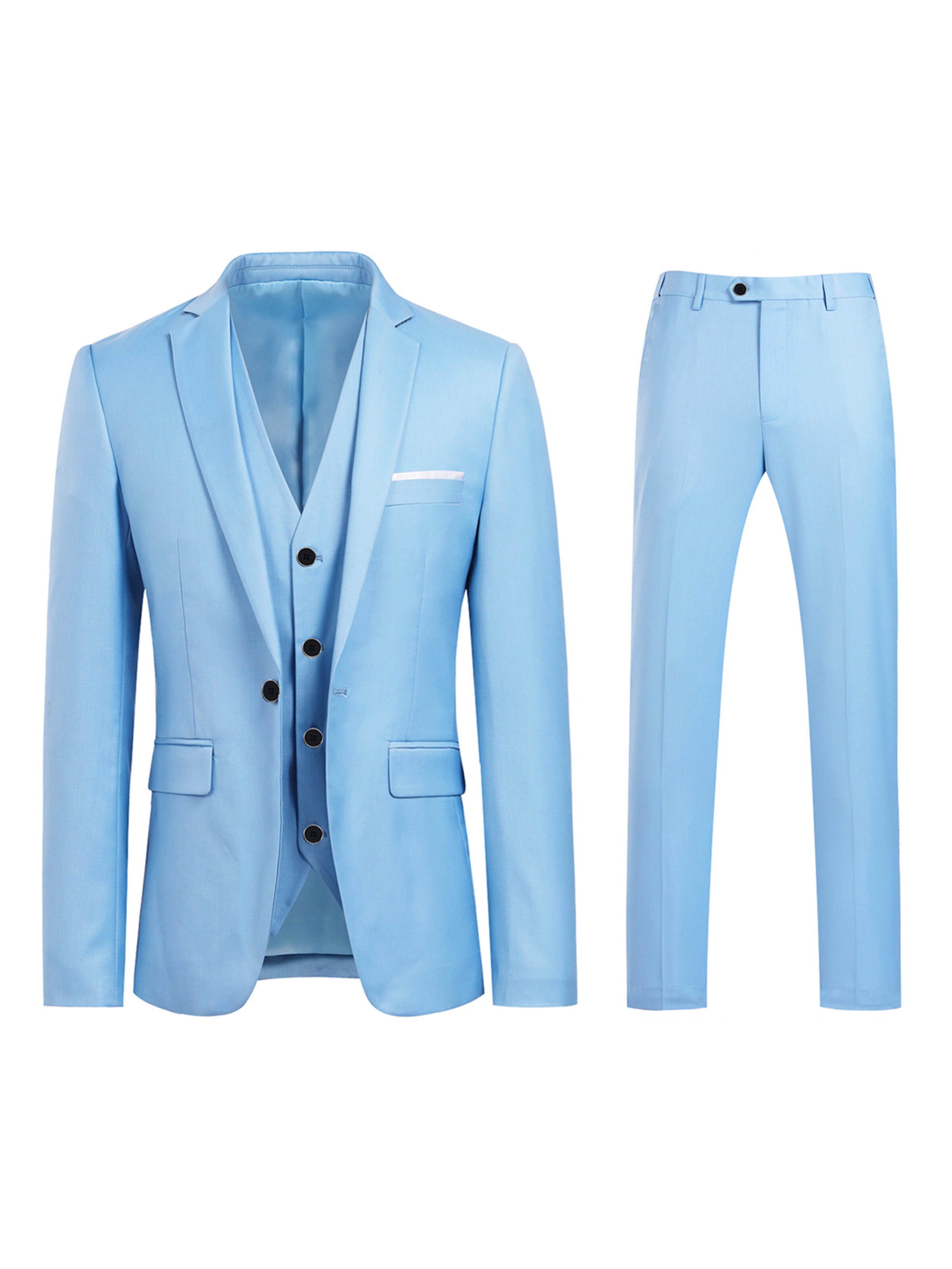 Youthup Suit in Sky blue, Item view