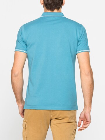 Carrera Jeans Regular Fit Hemd 'Piquet'‌‌‌‌‌‌‌‌‌‌ in Blau