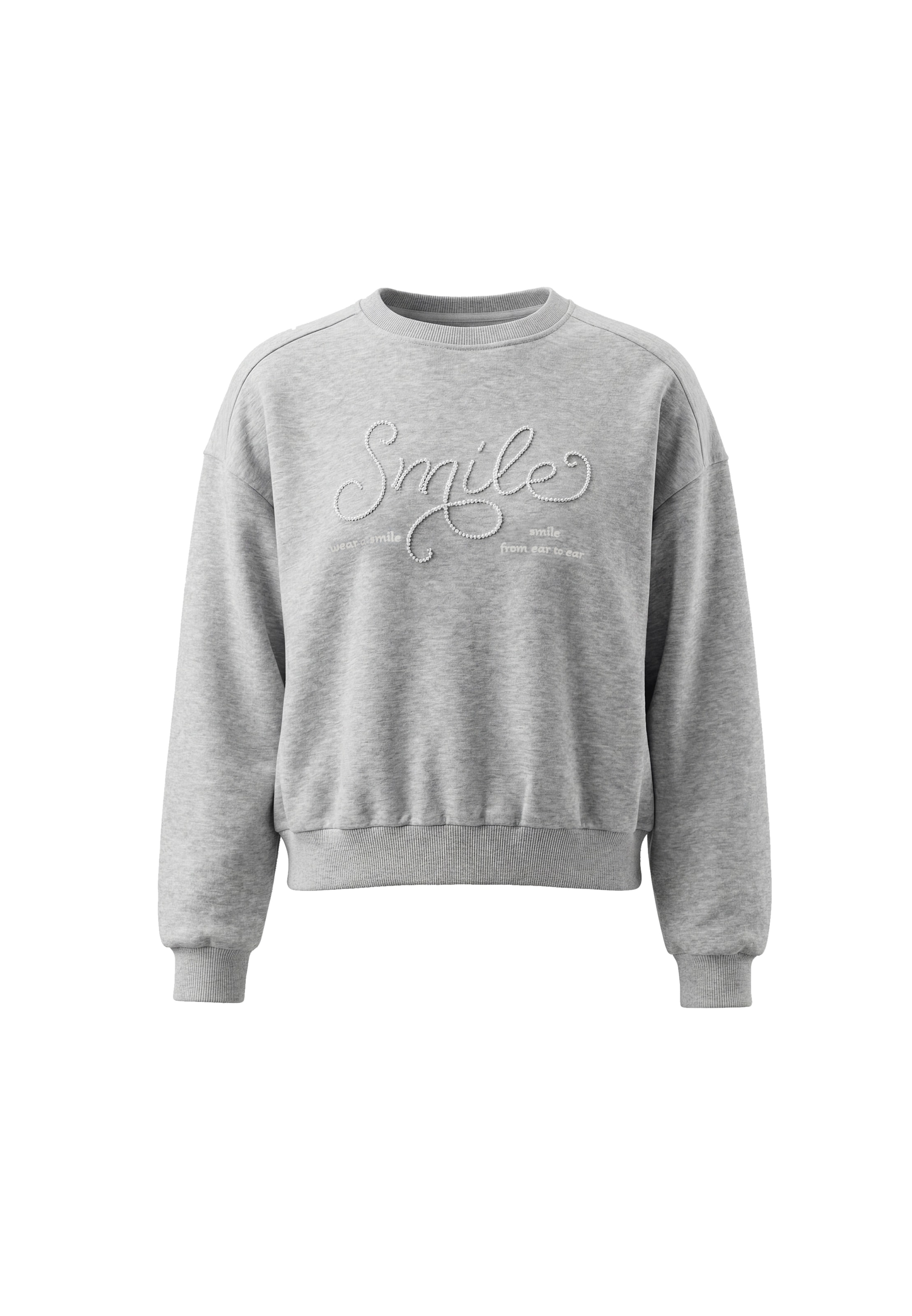 MYMO Sweatshirt in Grijs: voorkant