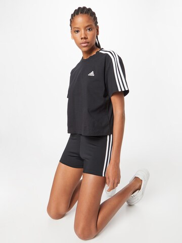 Skinny Leggings 'Adicolor Classics Traceable' de la ADIDAS ORIGINALS pe negru