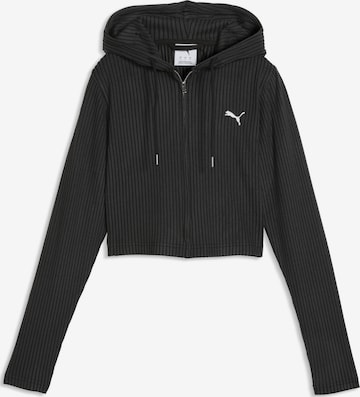 Cardigans de sport PUMA en noir : devant