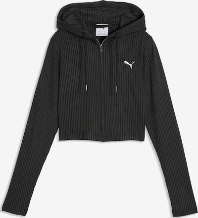 PUMA Sports cardigan in S in Black / White, Item view