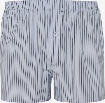 Hanro Boxershorts ' Fancy Woven ' in Blau: predná strana