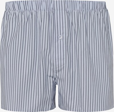 Hanro Boxershorts ' Fancy Woven ' in rauchblau / dunkelblau, Produktansicht