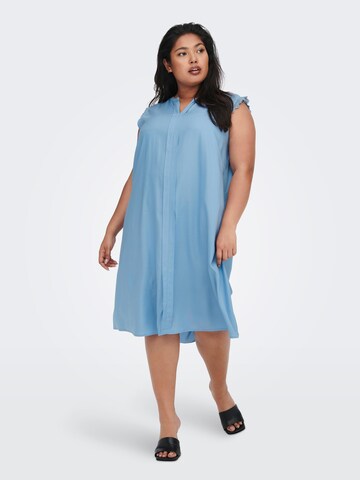 Robe 'Mumi' ONLY Carmakoma en bleu : devant