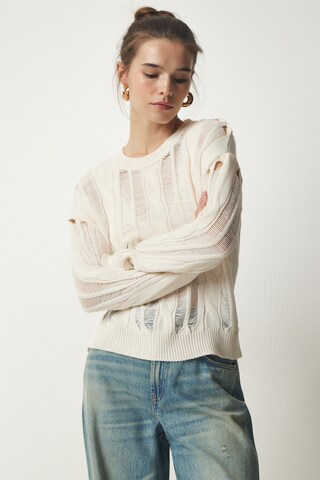 Happiness İstanbul Trui in Beige