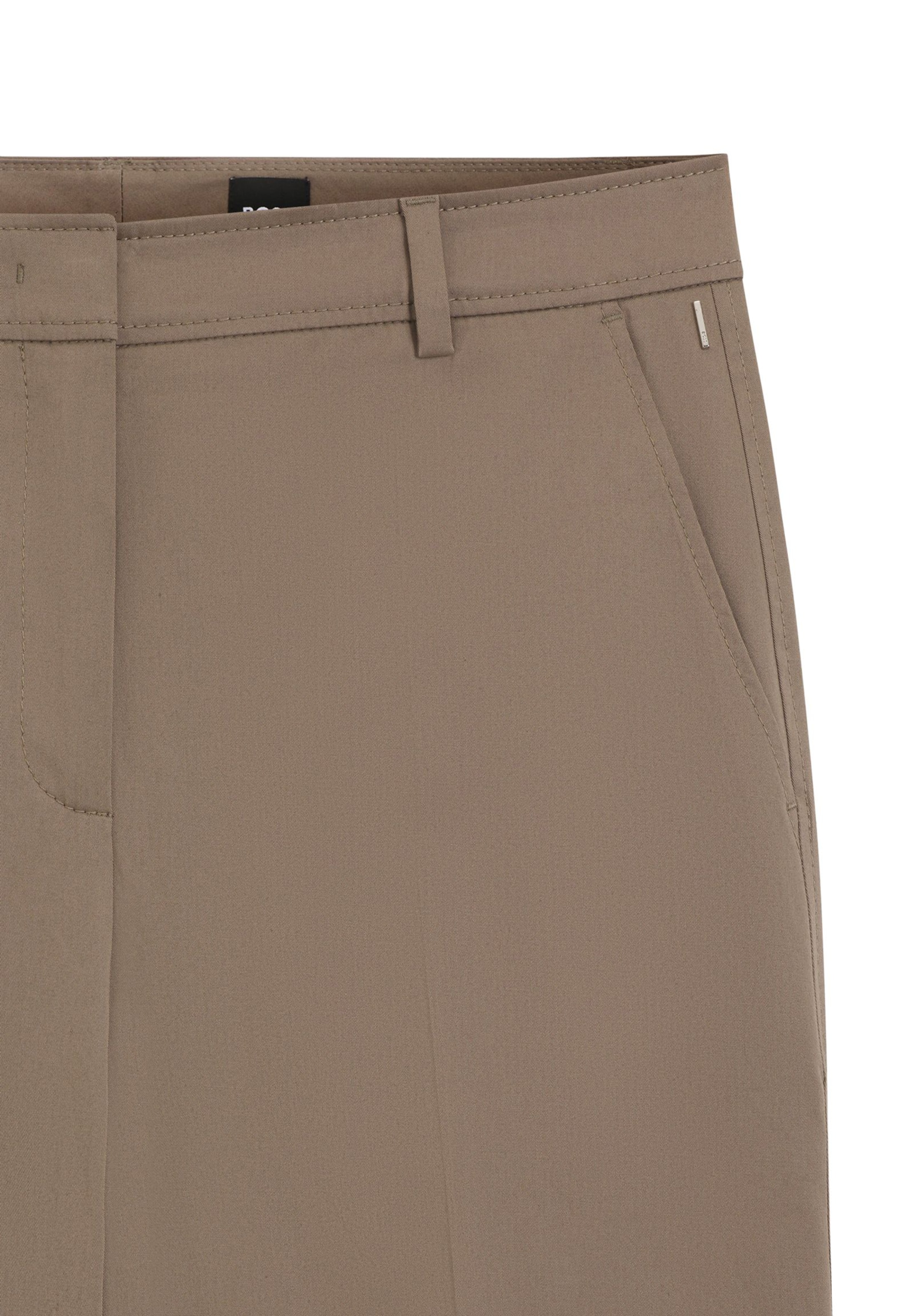 BOSS Tapered Hose 'Tecarino' in Braun
