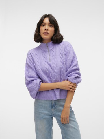 VERO MODA Sweater 'Philine' in Purple