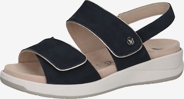 CAPRICE Sandale in Blau: Vorderseite