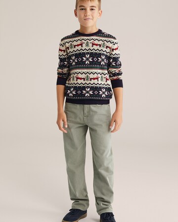 WE Fashion Sweater in Blue