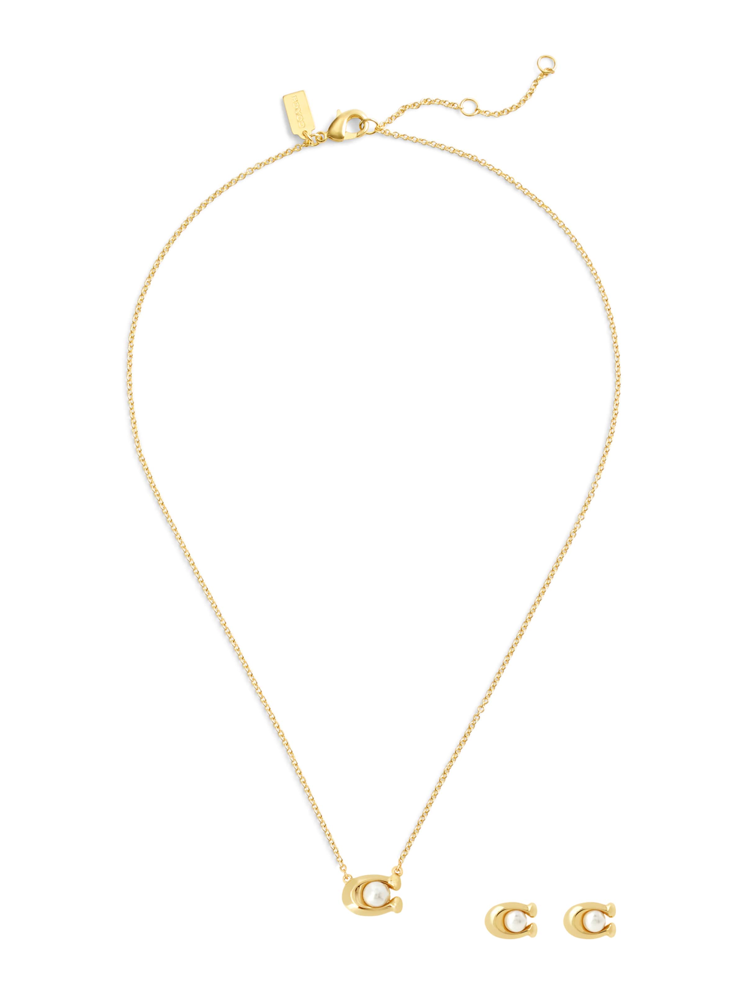 COACH Σετ κοσμημάτων σε χρυσό: μπροστά