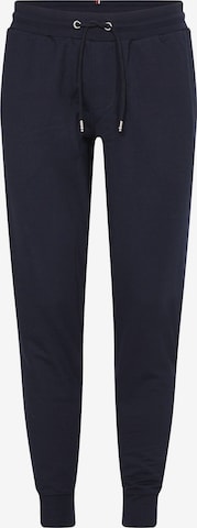 TOMMY HILFIGER Tapered Broek in Blauw: voorkant